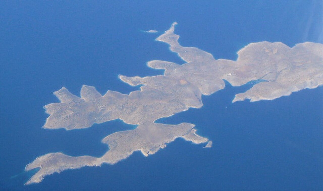 Группа островов Левита Эгейское море