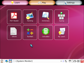 Capture d'écran de Linpus Linux