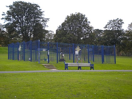 The weather station enclosure at Lister Park