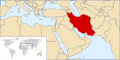 Localização do Irão