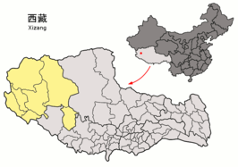 Location of Ngari Prefecture within Xizang (China).png