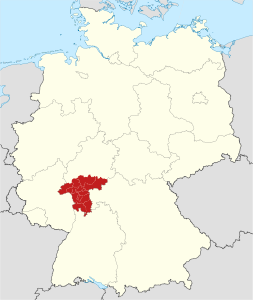 Distretto governativo di Darmstadt – Localizzazione