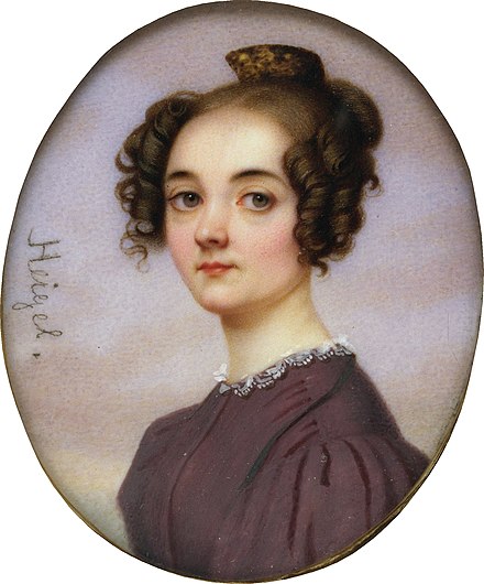 Lola Montez portrait by Joseph Heigel [de] before 1840
