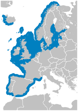 Longspined Bullhead Taurulus bubalis distribution map.png