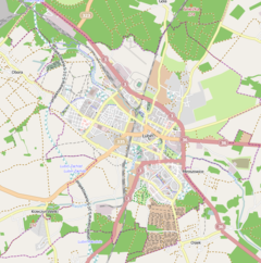 Mapa lokalizacyjna Lubina