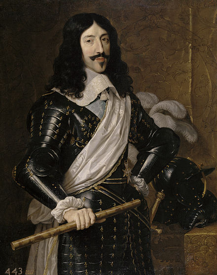 Portrait of Louis XIII in his 34th year