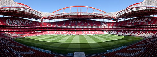 panorama of the Estádio do Sport Lisboa e Benfica