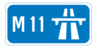 M11 motorway shield}}