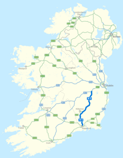 M9 motorway (Ireland) road in Ireland