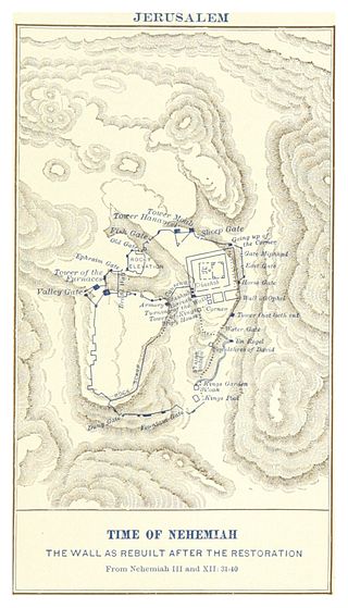 <span class="mw-page-title-main">Nehemiah 3</span> Chapter from Nehemiah in the Old Testament