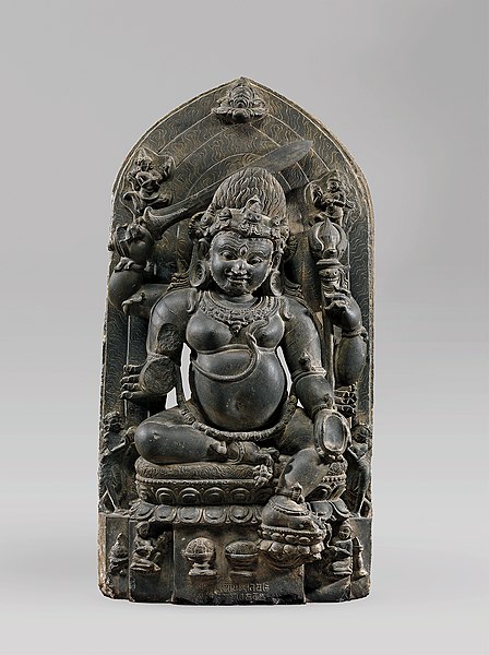Indian Buddhist Mahakala, 11th–12th century, Bihar