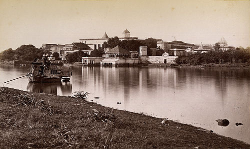 The Govindgarh palace of the Maharaja of Rewa in 1882