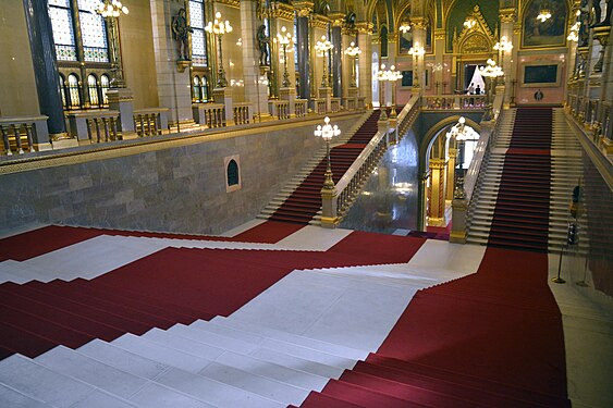 Main Hall of Hungarian Parliament Building