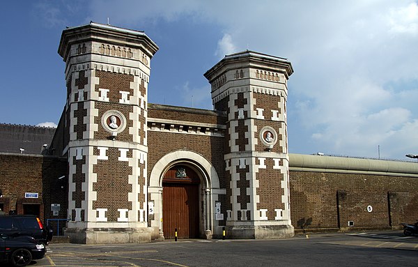 Entrance to Wormwood Scrubs Prison