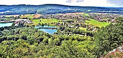 Mandeure, belvedere des roches.jpg'den panorama