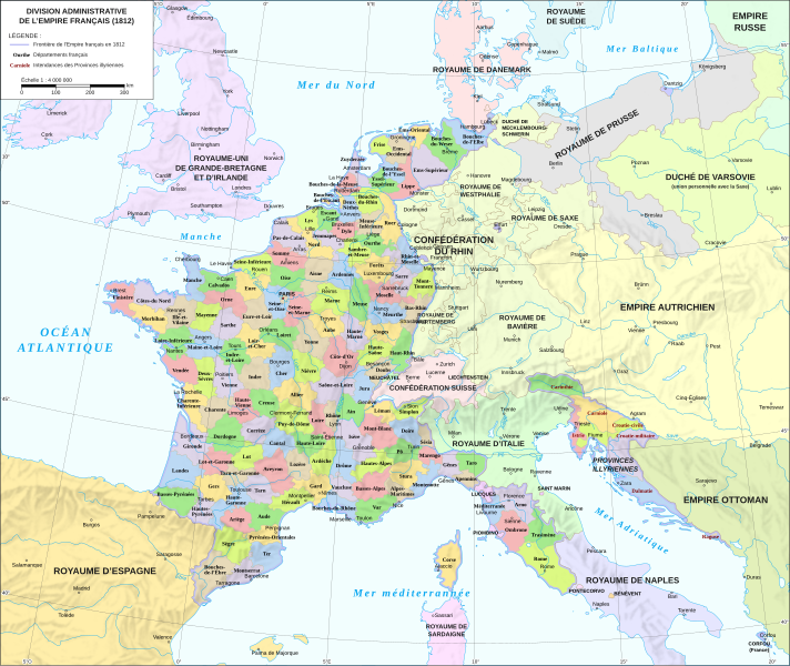 File:Map administrative divisions of the First French Empire 1812-fr.svg