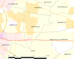 Karta kommun FR insee kod 14221.png