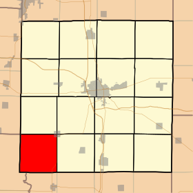 Placering af Bald Hill Township