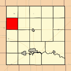 Map highlighting Grant Township, Barton County, Kansas.svg