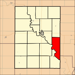 Map highlighting Grant Township, Clay County, Kansas.svg
