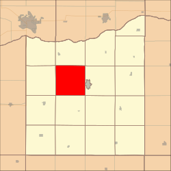 Map highlighting Olive Township, Butler County, Nebraska.svg