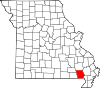 Map of Missouri highlighting Butler County.svg