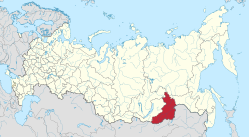 Zabajkalskij krajs beliggenhed i Rusland