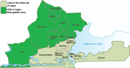 Lagos – Mappa