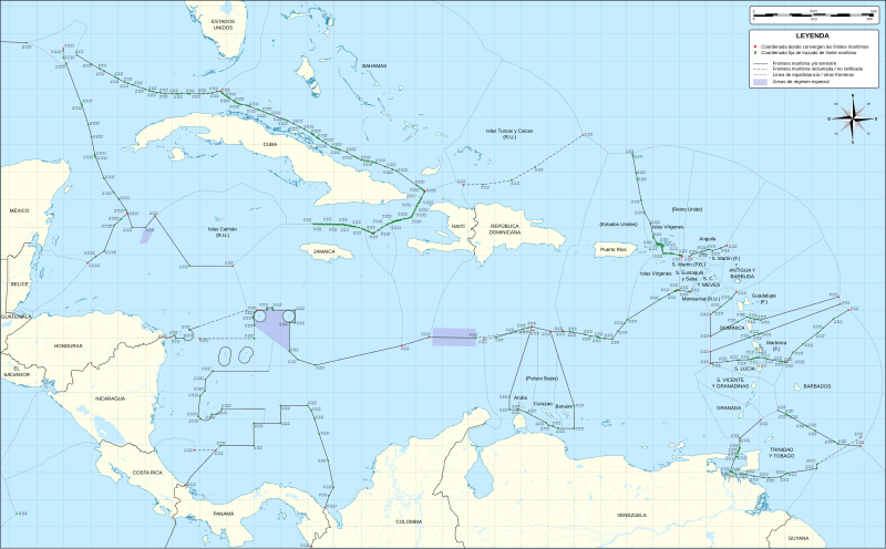 File:Mapa del Mar Caribe (límites marinos).svg