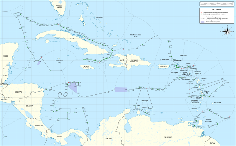 File:Mapa del Mar Caribe (límites marinos).svg