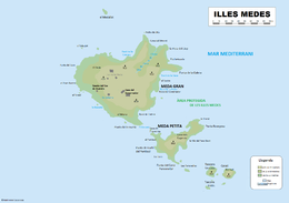 Carte topographique des Illes Medes.png