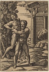 Hercules and Antaeus