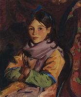 Mary Agnes, one of the children of Dooagh