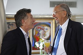 Mauricio Macri asistió a homenaje al arquitecto César Pelli (8208389105).jpg