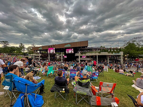 Merriweather lawn after 2018 renovations