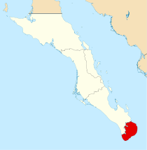 Mexico Baja California Sur Los Cabos location map.svg