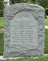 The Gravity Research Foundation monument at Middlebury College