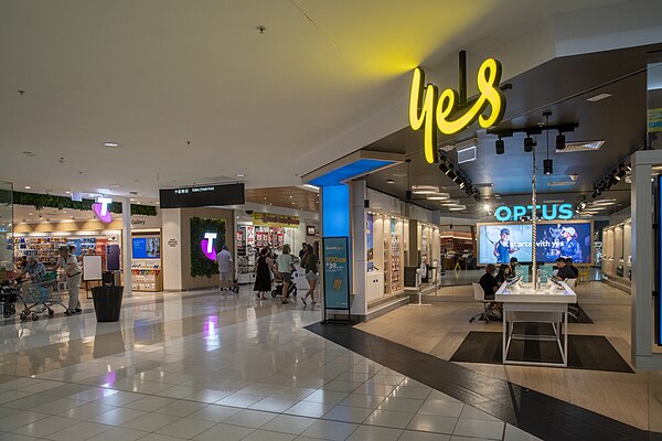 Optus Store at Midland Gate.