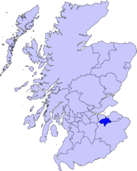 Midlothiani asend Šotimaal