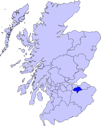 Midlothian shown within Scotland Midlothian council.PNG