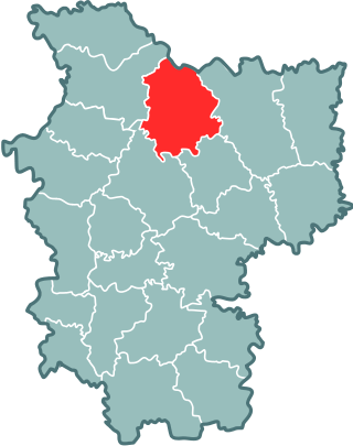 Location of Lahojskas rajons