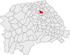 Location in Suceava County