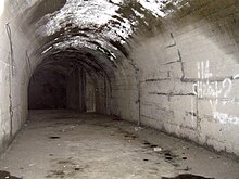 Interior of the ARP tunnels Mount Parish ARP tunnel interior.jpg