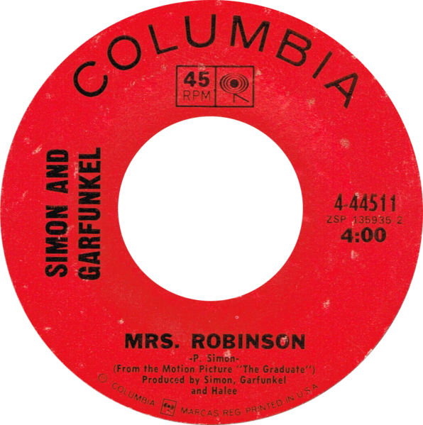 File:Mrs Robinson by Simon and Garfunkel US vinyl (The Graduate credit).png