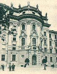 Justizpalast um 1900