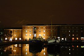 The Museum of London Docklands at night