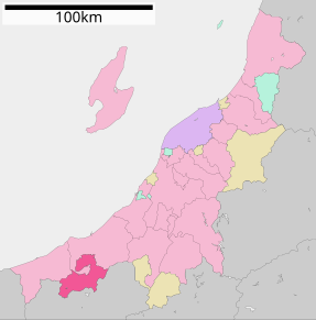 Poziția localității Myoko, Niigata