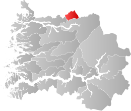 Hornindal - Carte