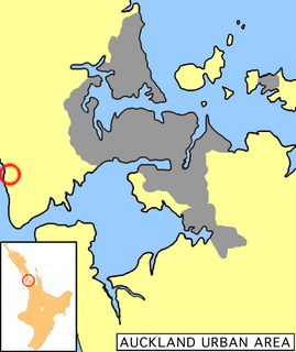 Piha Locality in the Auckland Region, New Zealand