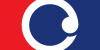 NZ flag design Unity Koru (Red & Blue) by Sven Baker.svg